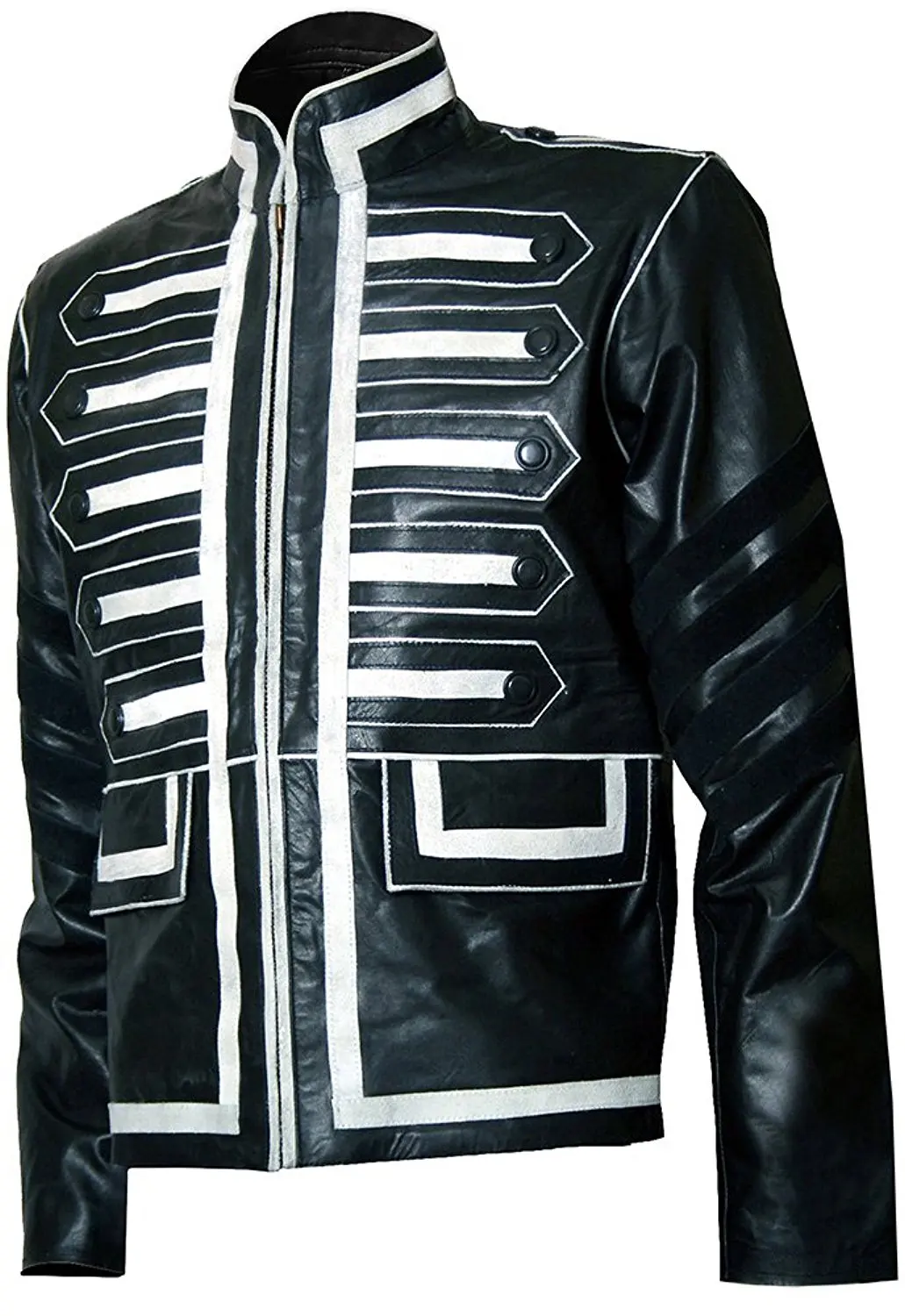 military style motorcycle jacket