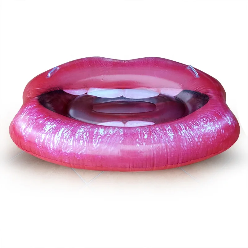 Wholesale Inflatable Pool Float Red Lips Pool Floats Large Pool Bed