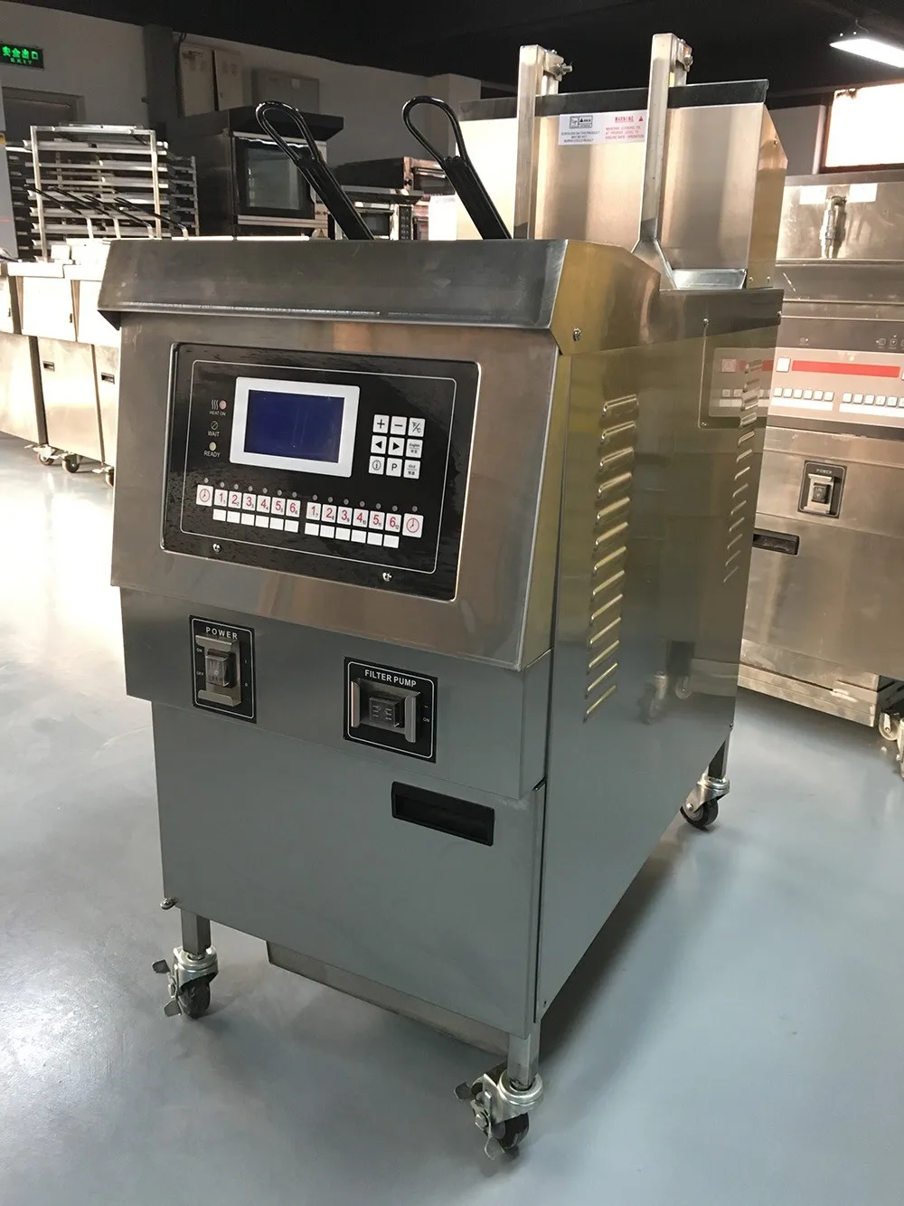 Ofeh321l Electric Automatically Lift Used Gas Deep Fryer,Double Basket