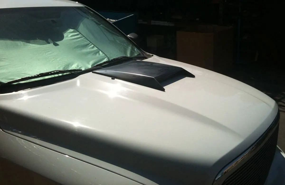 For Camaro Mustang Challenger Sliverado Universal ABS Paintable Hood Scoop