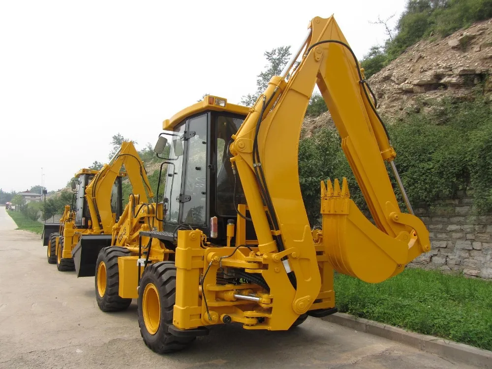 Wz3025 Top Quality And Pilot Control Loader Back Excavator,Four Drive