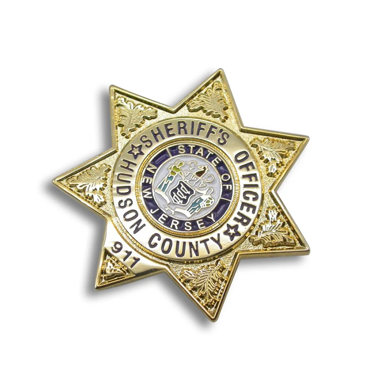 New Product Metal Sheriff Star Badge - Buy Metal Sheriff Star Badge ...