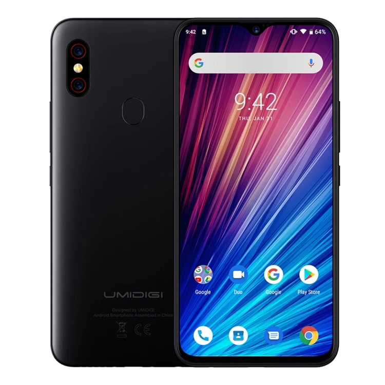 

Ready to Ship Original Dropshipping 6.3 inch UMIDIGI F1 Play, 6GB+64GB Smart Phones Android 4G Mobile Phablet Phones, Red/black
