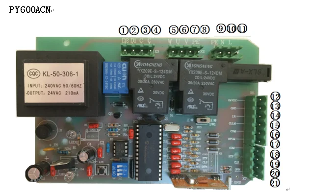 Py600 at схема платы