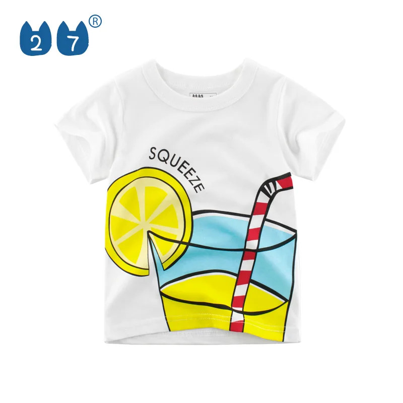 

White Cotton Boutique Cool T-Shirt Clothes For Kids Summer Wearing