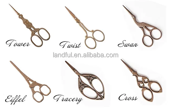 Vintage Style Mini Sewing Scissors