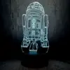 Novelty 3D USB 7 Colors LED Table lamp C-3PO Spaces Robot Storm Trooper Rocket Model Touch Night Light in Bedroom Decor