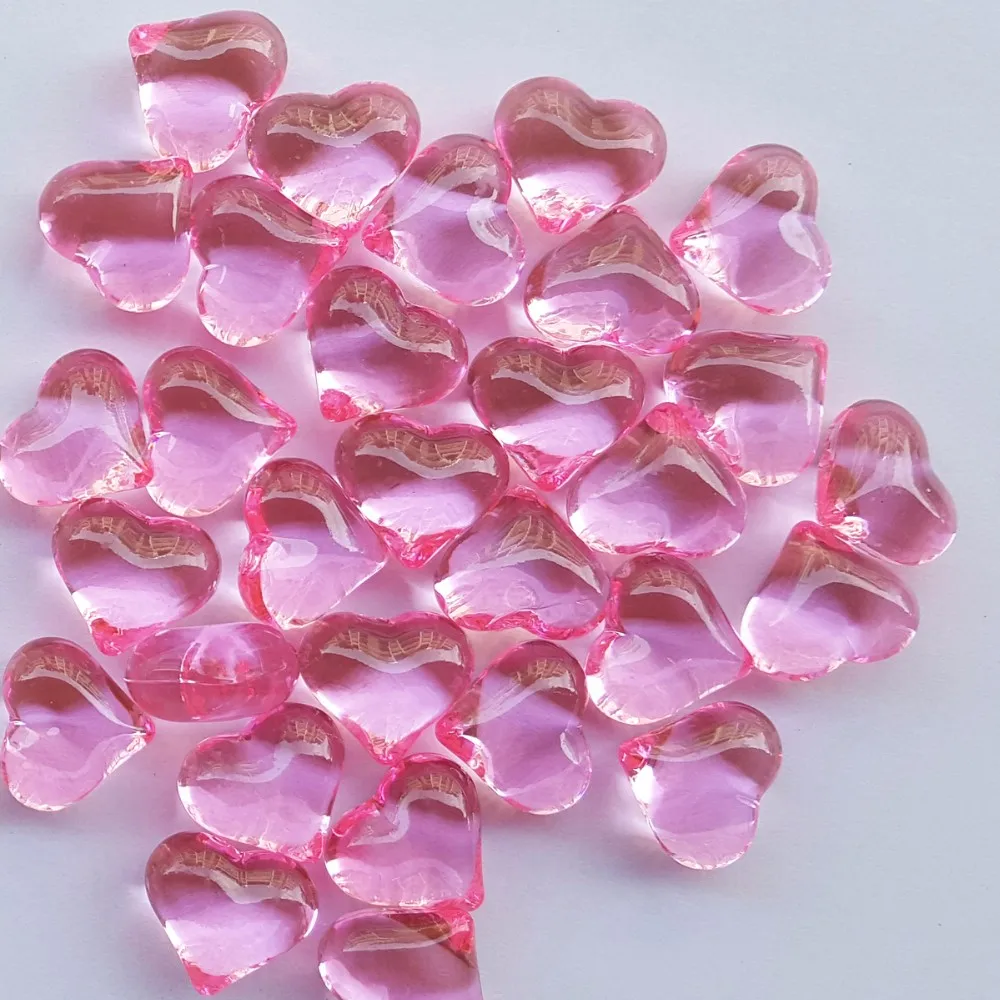 Acrylic Heart Gems For Vase Fillers Or Table Scatter Buy Acrylic
