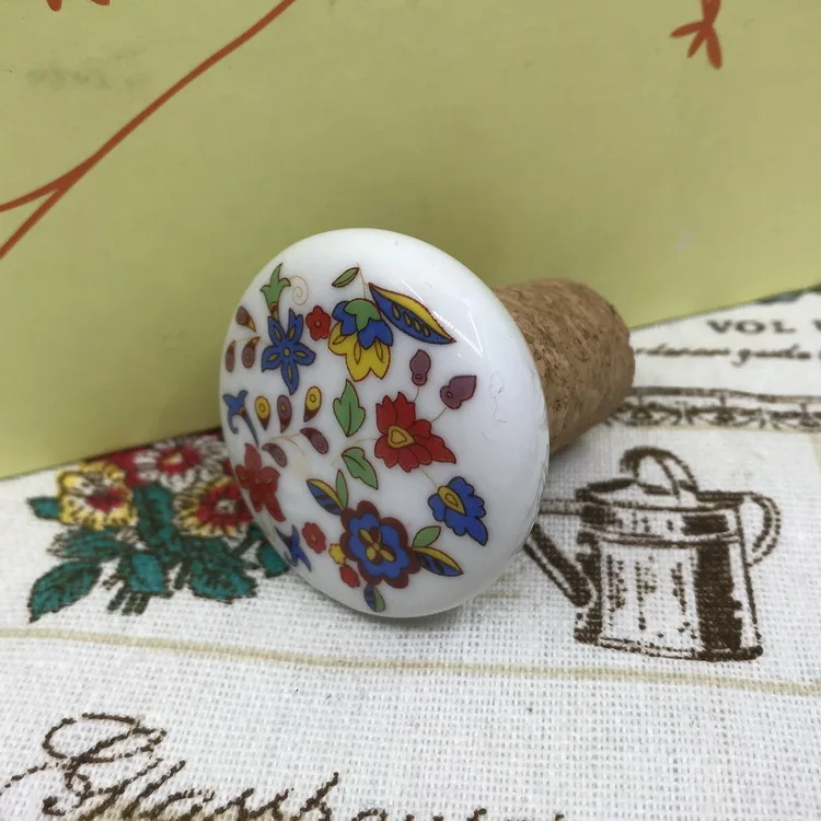 2019 Wholesale Ceramic Custom Craft Wine Bottle Stopper Buy Wine