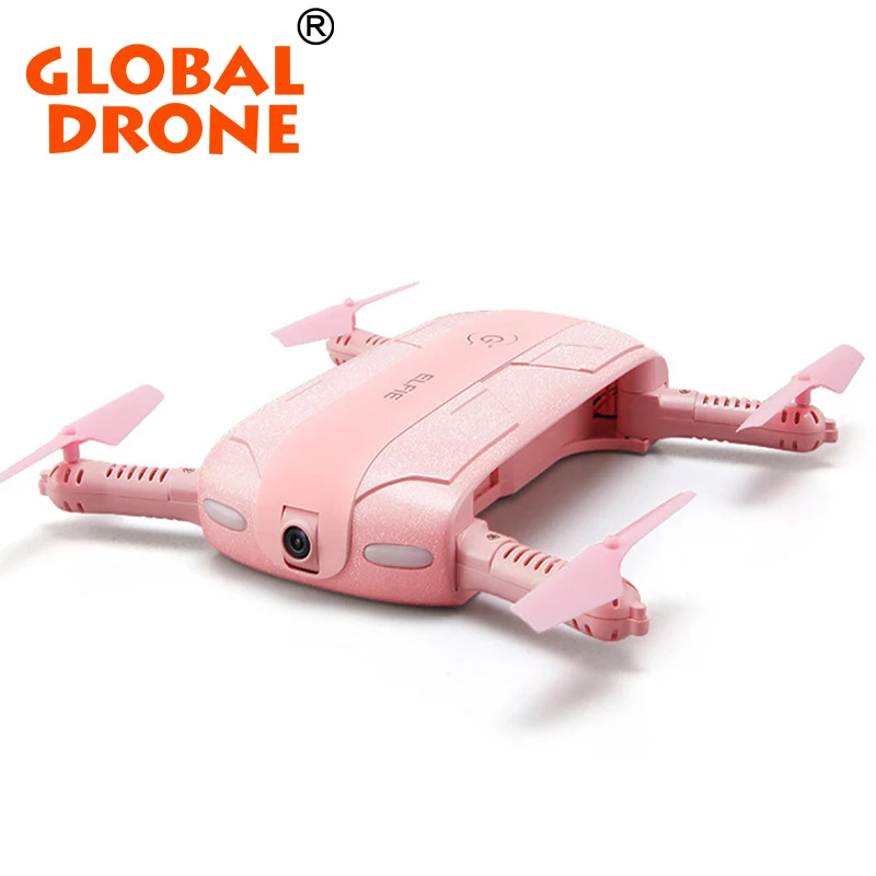 

Bling Bling!GW H37 Pink Elfie Drone Upgrade 2.0MP Camera Mini Selfie Drone Valentine's Gift for Girl 2018 vs H47, Pink/black