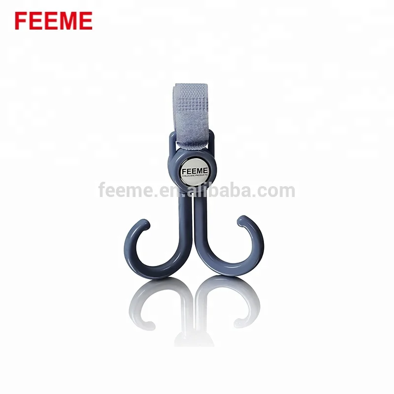 

Mommy Hook, Baby Stroller Hook, ABS Stroller Buggy Hook Hanger hook, Customized/black;grey;pink;blue;yellow