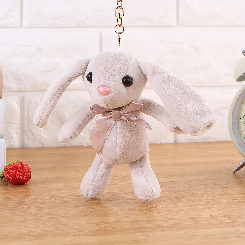 2018 Fashionable Colorful Rabbit Plush Stuffed Keychain - Buy Plush ...