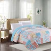MH Finely Stitched Washable Cozy Line Country Style Patchwork Summer Quilt