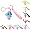 New Kpop BTS TATA KOYA Keychain COOKY MANG Key Holder Chain Car Bag Keyring AD1714