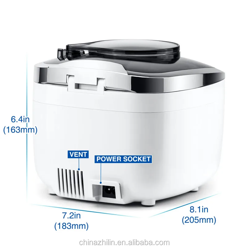 Unheated home use portable jewelry ultrasonic cleaner