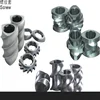 Manufacturer of plastic twin screw extruder screw and barrel Screw Element