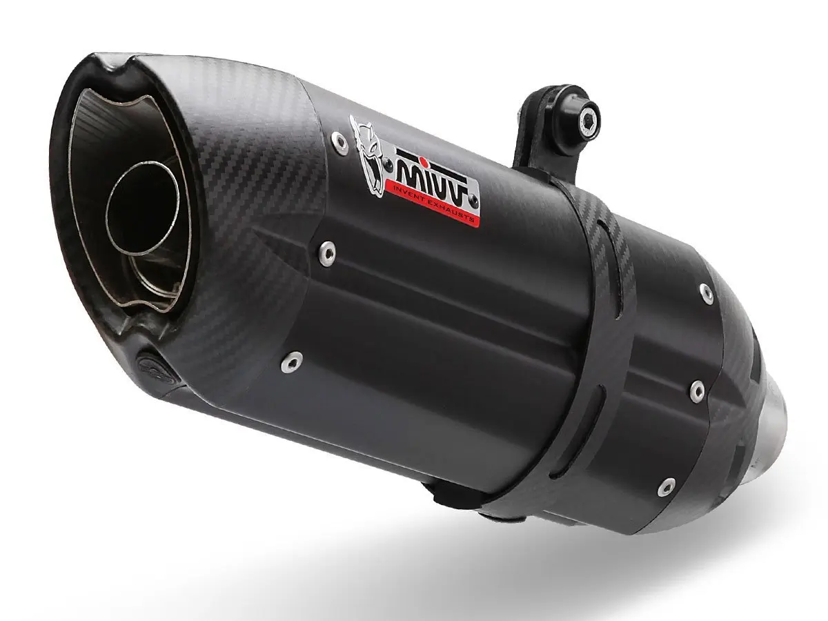 Mivv K.011.L9 KAWASAKI Z 750 2006 EXHAUST SLIP-ON MUFFLER SUONO STEEL BLACK