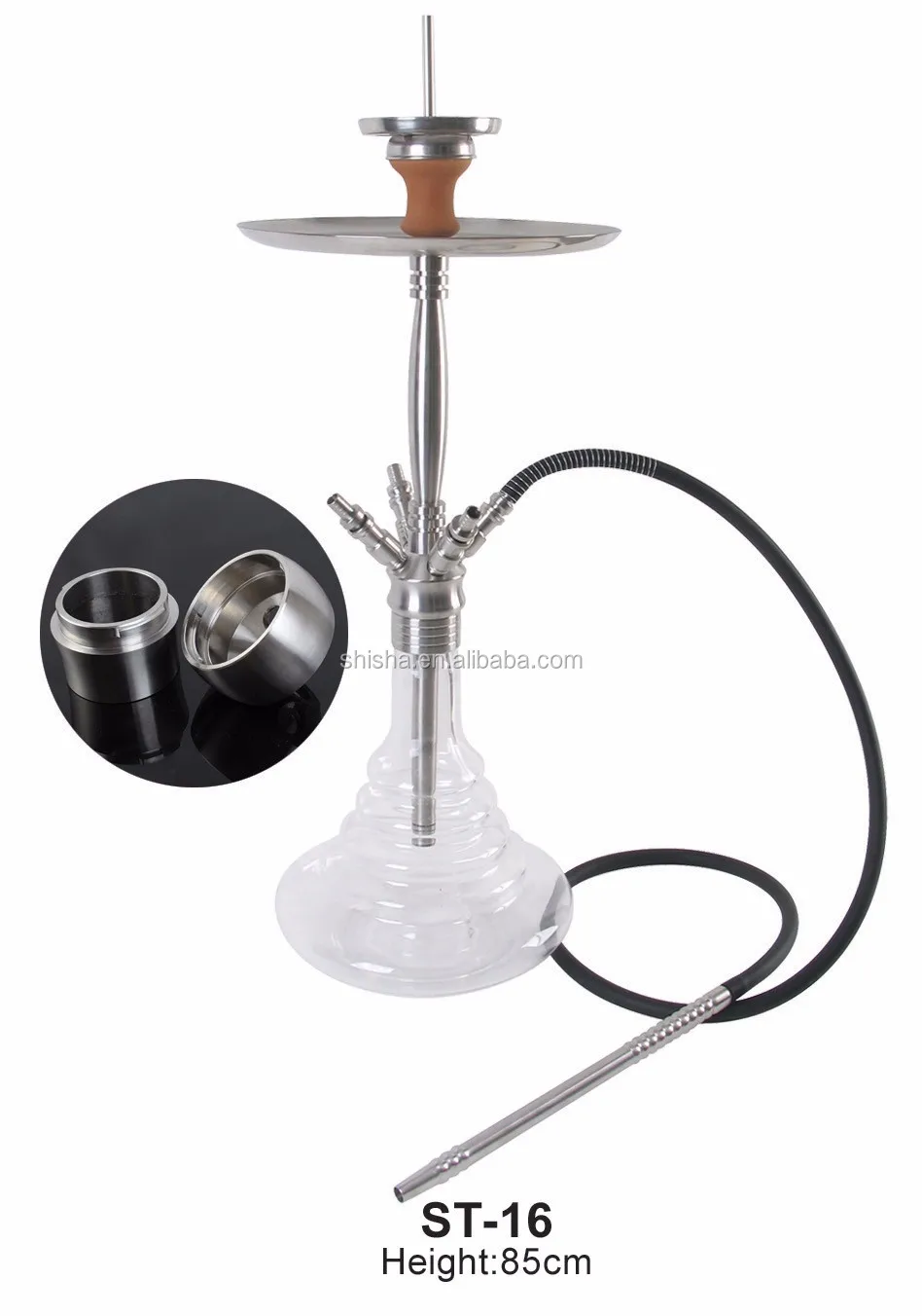 2018 Germany High Quality Amy Stainless Steel Smoking Handle Hookah