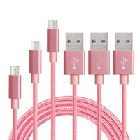 

Top Quality Micro USB Cable OEM Factory, 1m 2m 3m Nylon Braided Cable Micro USB