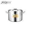 304 Stainless Steel Highest Quality Kitchen Wares Sauce Pot with Sandwich Bottom Lid Soup Low Pressure Cauldron Pot