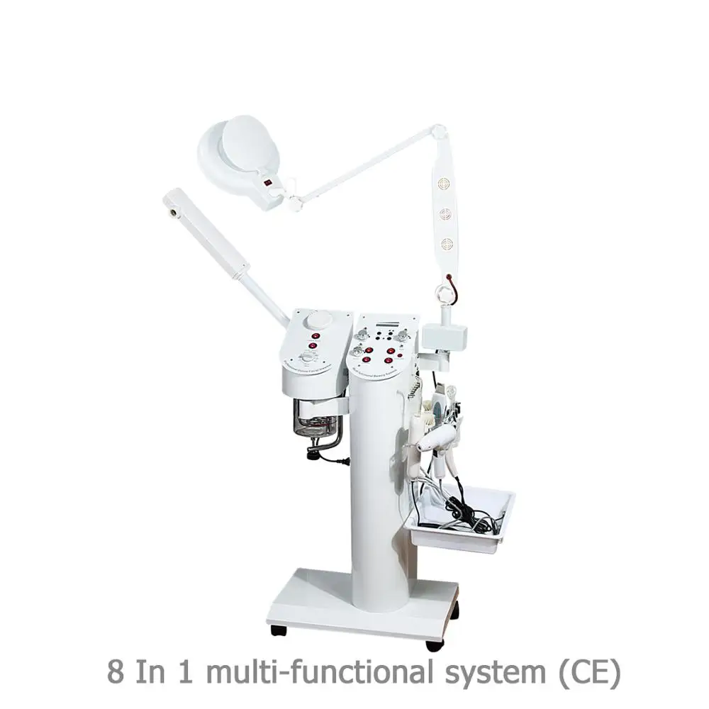 

pf-801 8 in 1 best multi-function beauty equipment low price for skin care, White