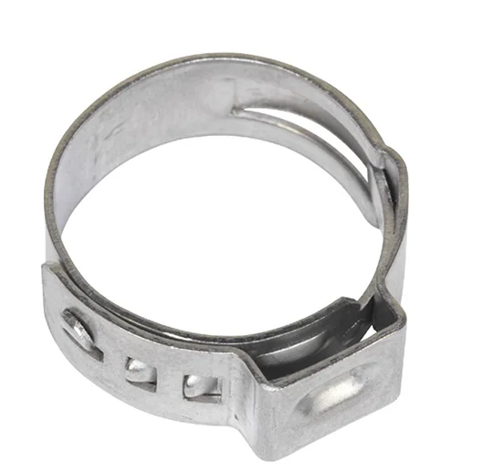 Single Ear Hose Clamps Heavy Duty Seamless Pinch Clamps For Pex Tube