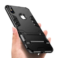 

OTAO Bracket Cell Phone Accessories Case For iphone XR XS MAX X 8 7 6 6s Plus Shockproof Armor Phone Cover