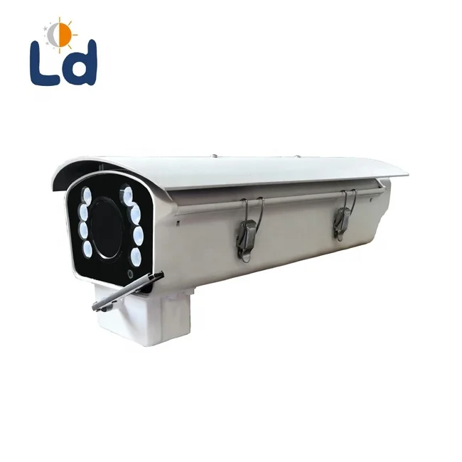 
IP66 Dual Voltage S-LD132 Aluminium Heavy CCTV Camera Housing with Infrared LED and wiper 