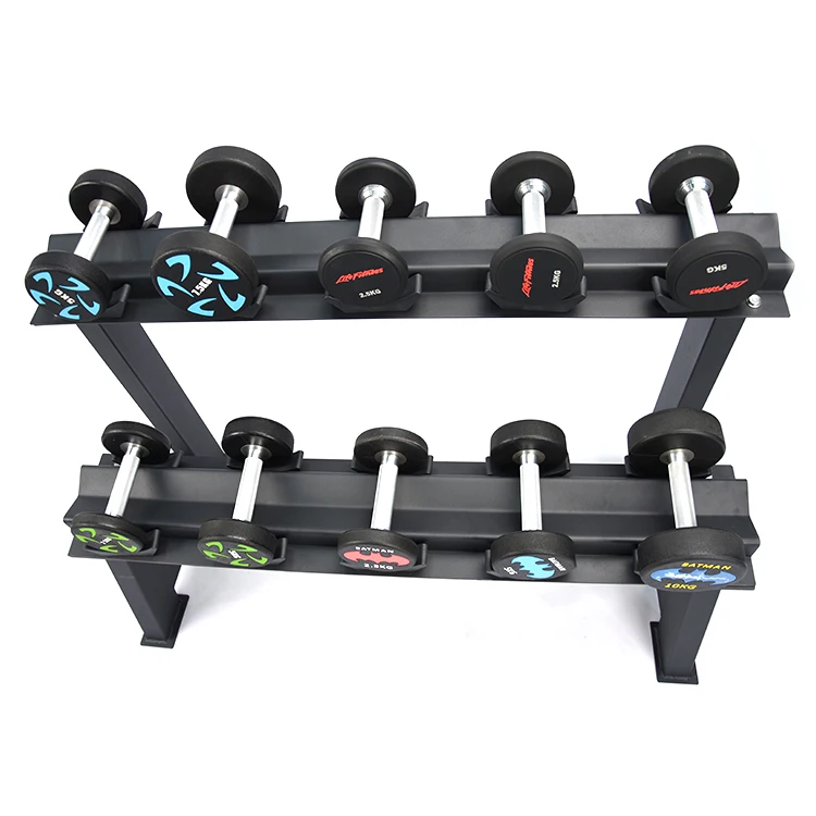 Chrome Dumbbell Rack Technogym