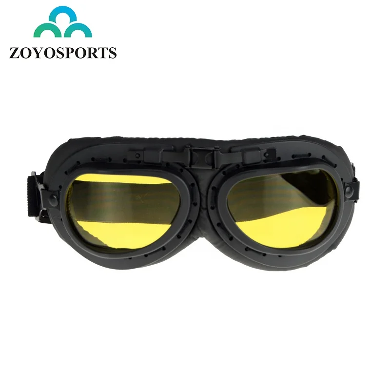 

ZOYOSPORTS Harley motorcycle cross-country glasses outdoor sports vintage riding eyeglasses windshield motorbike goggles, Customized