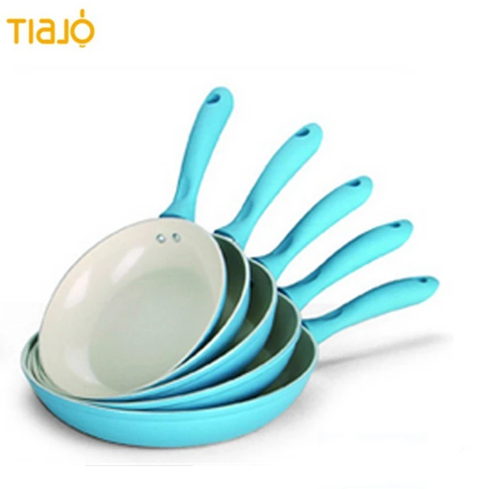 
New Design Aluminum Round Diamond Ceramic Coating Non Stick Fry Pan 