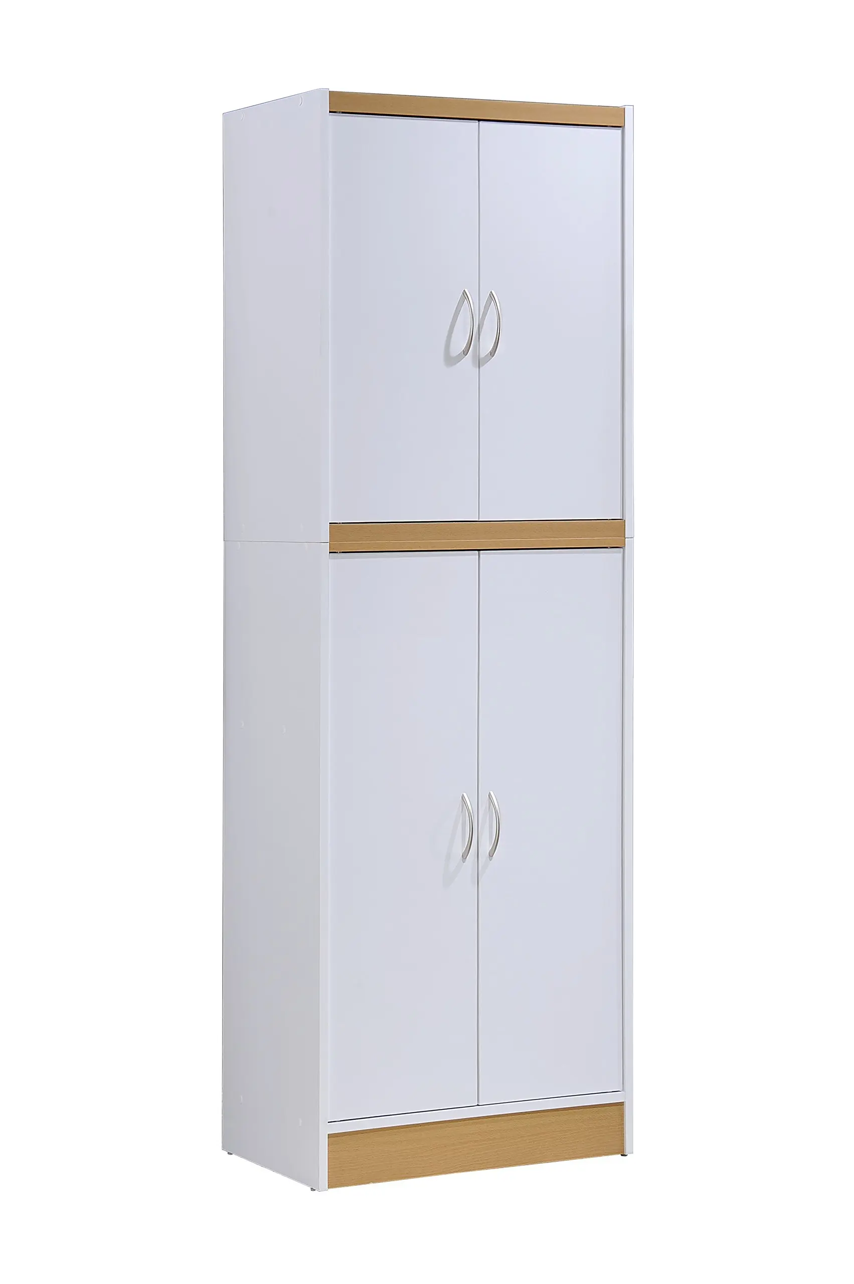 2 Door Kitchen Pantry Find Deals On Get Quotations Hodedah 4 Door Kitchen Pantry With Four Shelves White