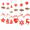 Xmas Tree Decoration Figures Christmas Wooden Decoration For Stage