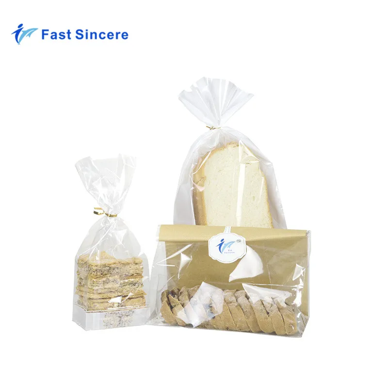 
Block Bottom Cookies Candy Plastic Custom Printed Cellophane Bags 