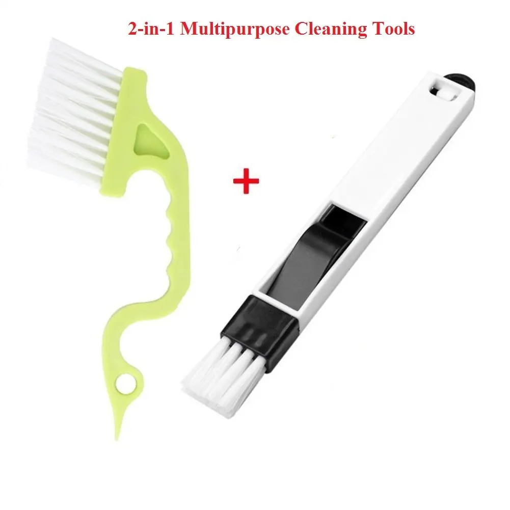1Pc Hand Held Groove Cleaning Tools Door Window Track Kitchen Brushes Cleaner Brush Home Clean Ly 7