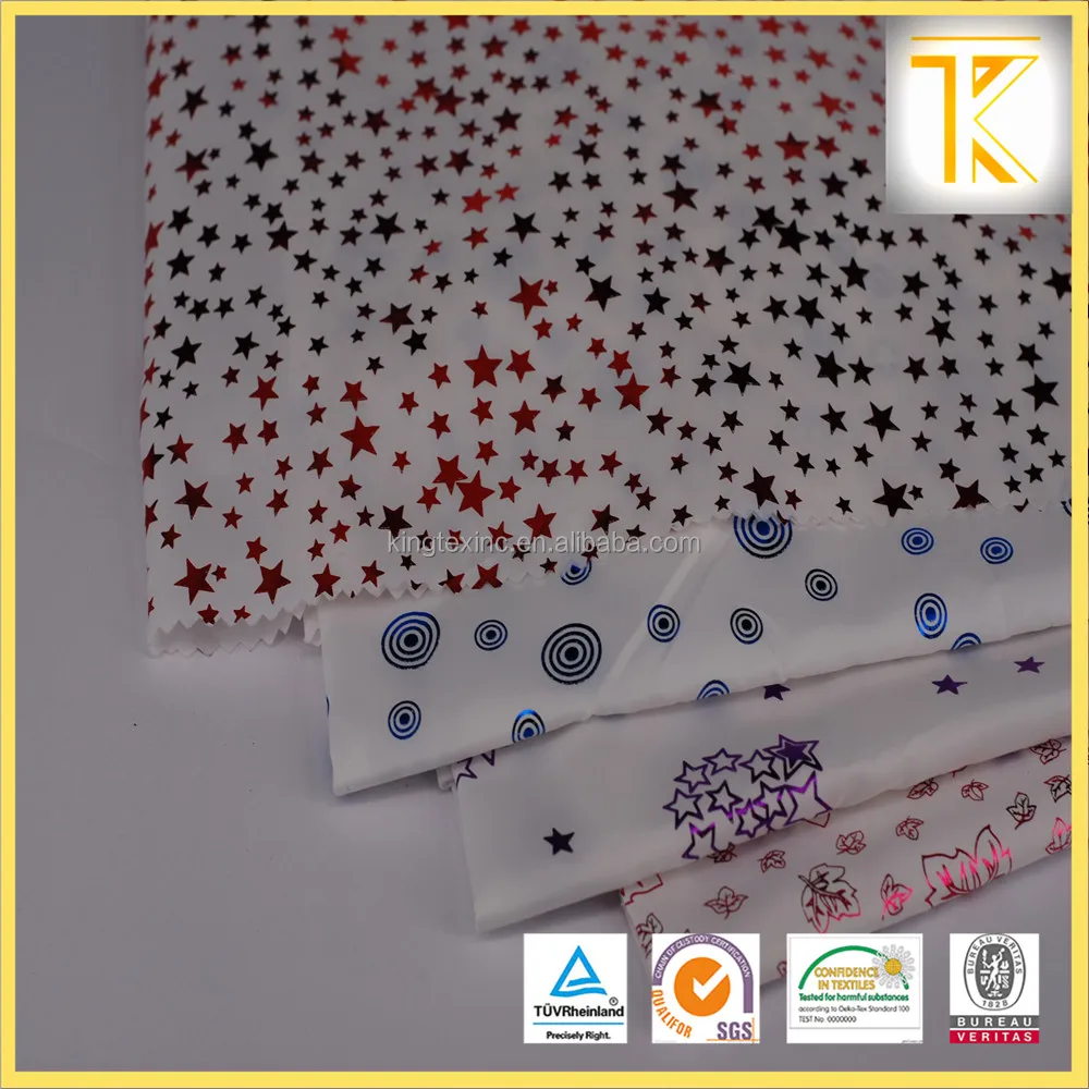 
2019 Using a variety of high quality and durable flower printed dewspo pongee fabric 