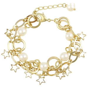 74432 xuping jewelry bracelet, cheap 14k gold plated beads bracelet, gold bracelet designs