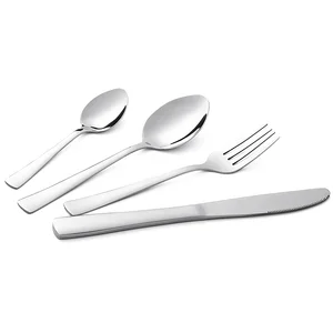 Image of Portable Travel Cutlery Bulk Fork And Knife Stainless Steel Flatware Set