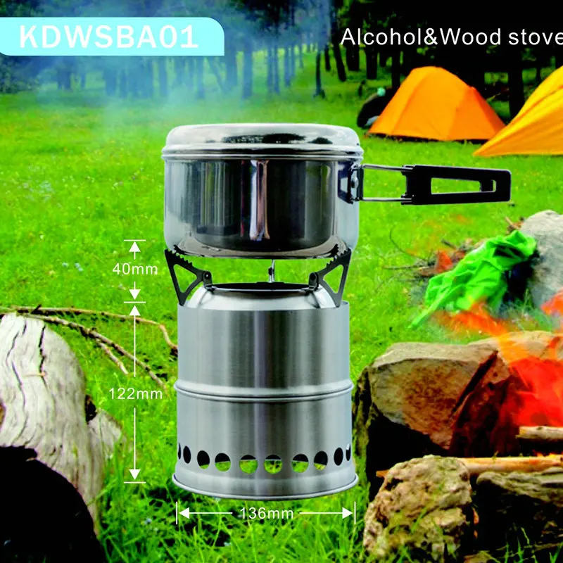 Wholesale Outdoor Camping Small Pellet Stoves Portable Camping Wood