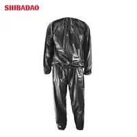 

Heavy Duty Fitness Exercise Gym Anti-Rip Black clothes Weight Loss Sweat Sauna Suit
