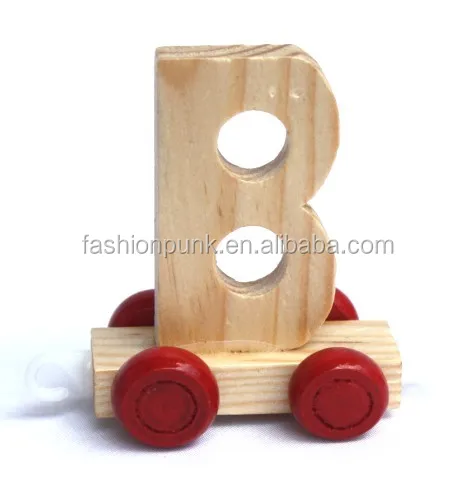 
Multifunction educational Children baby toy wooden alphabet train 