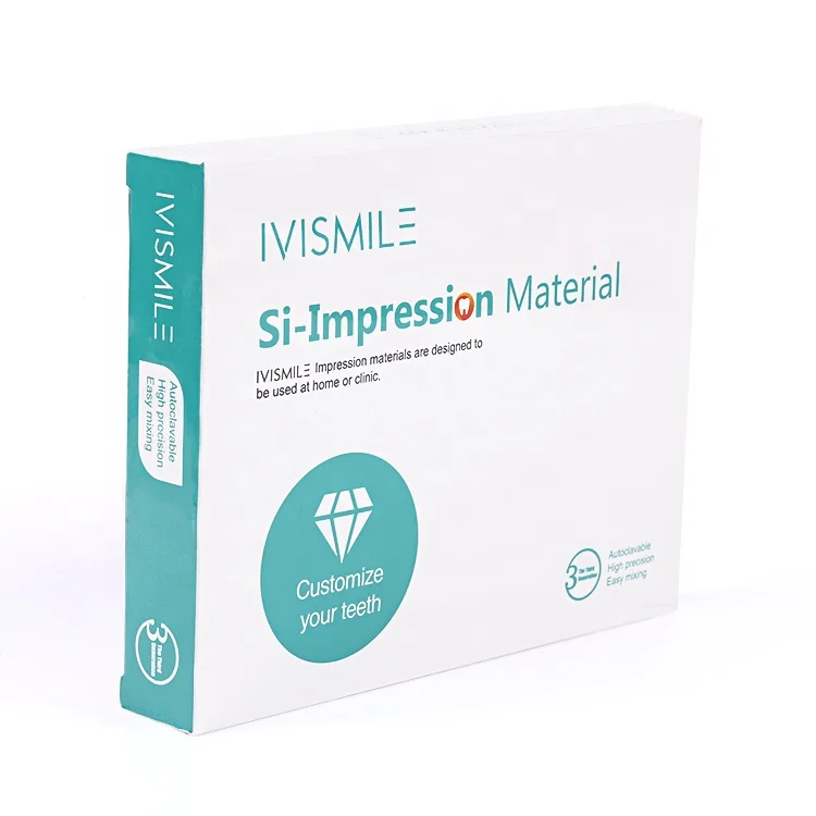 

IVISMILE Professional Wholesale Private Label White and Blue Dental Impression Material Kit
