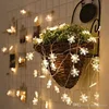 Home Sense Outdoor Snowflake LED String Lights