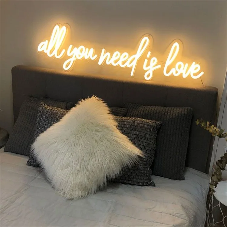 Popular and Colorful Customized IP65 waterproof led flex acrylic neon light sign