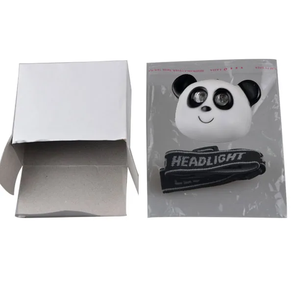 Bear Shape Headlamp Two Modes ABS Animal Head Flashlight For Children