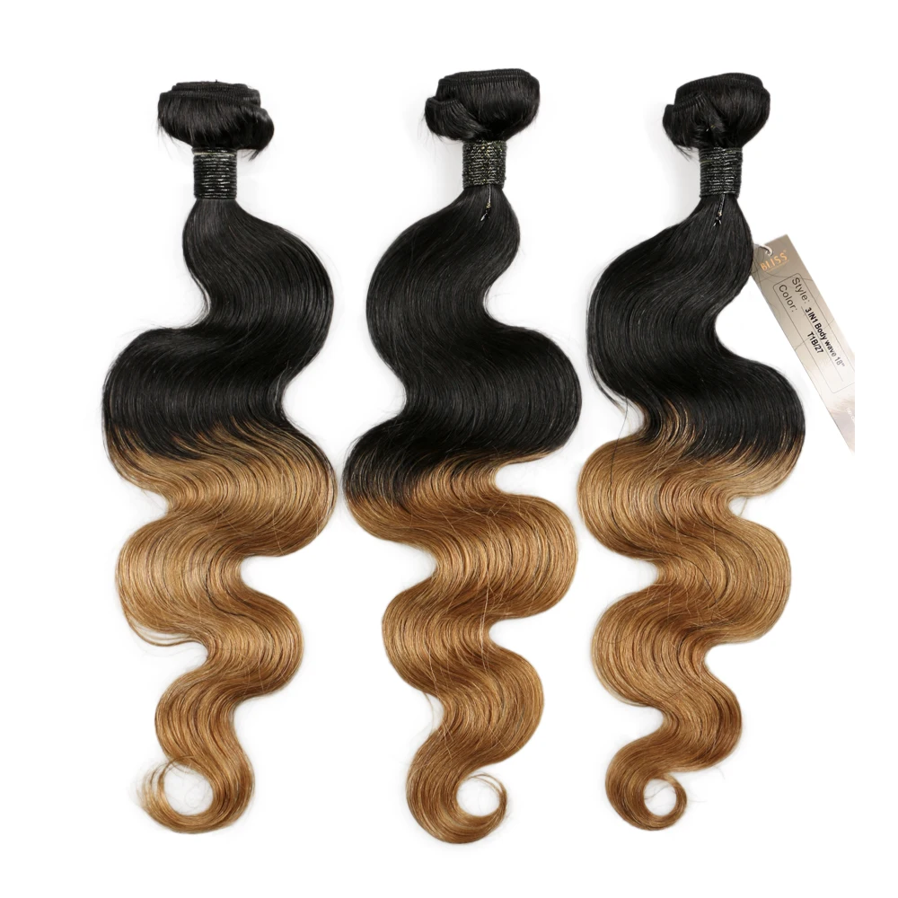 

Wholesale virgin hair vendors body wave remy ombre human hair for black woman, N/a
