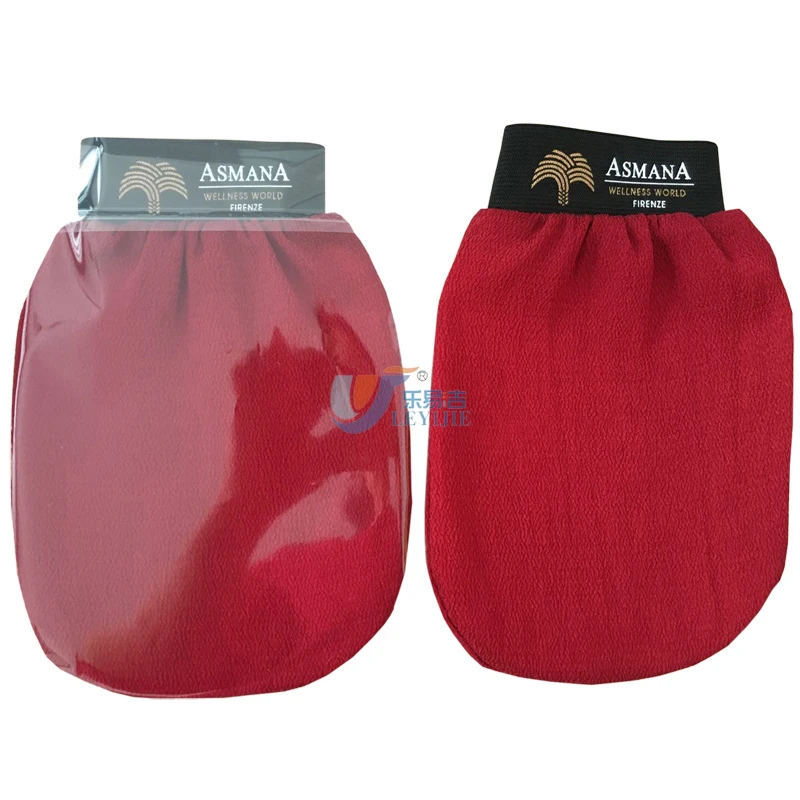 

European Market 100% Viscose Scrub Mitt Morocco Wash Mitt For Skin Care