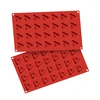 triangle shape silicone mold cake pan small pieces silicone cake bakeware baking tool