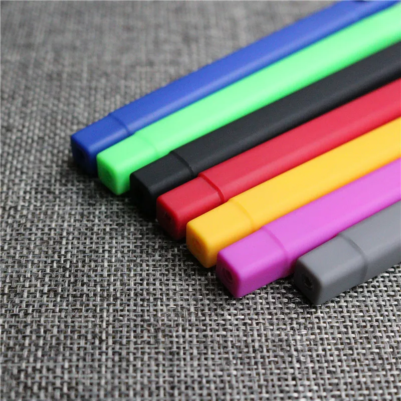 Popular Square Ballpoint Pen With Logo Printing Promotional Black