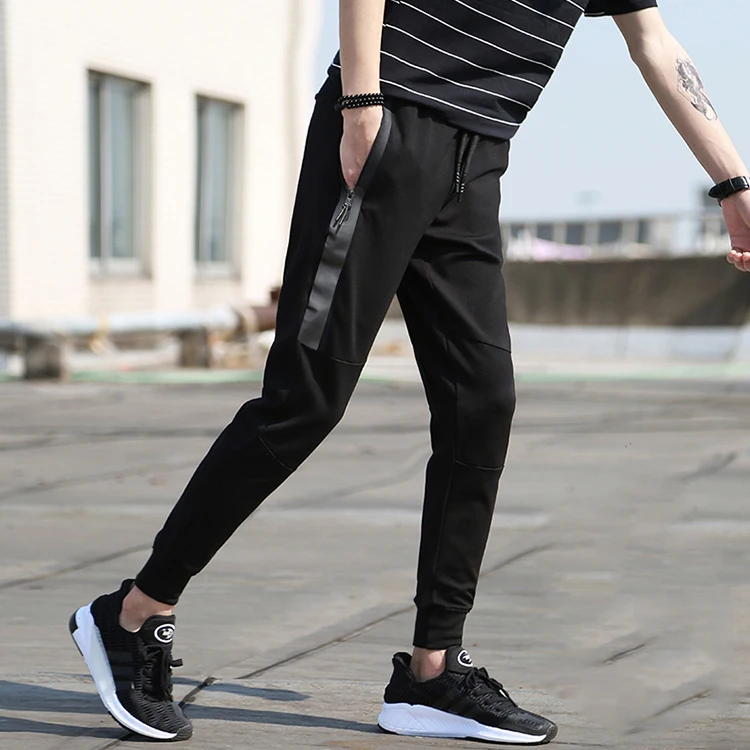 

Factory price custom breathable slim trousers sweat jogger pants men